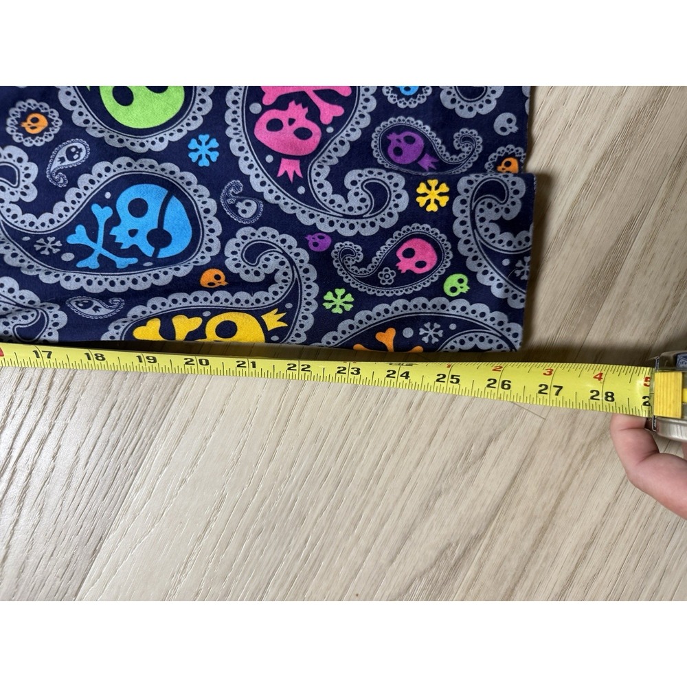 Loudmouth Golf Pants 38 x 29 Men Paisley Skull Crossbones Colorful Cotton Spandx - Picture 6 of 7